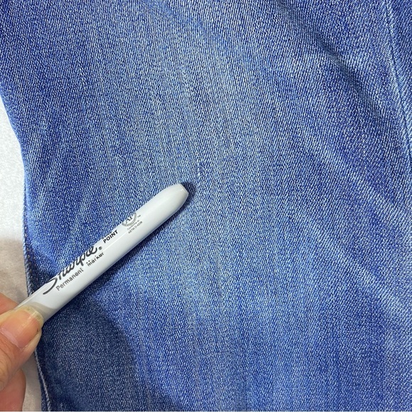 EXPRESS Jeans Women’s 4S Blue Skinny Leg Mid Rise Stretch Y2K Chic Casual Denim - Picture 11 of 15